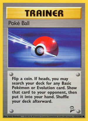 Pokemon TCG - Base Set 2 - Poke Ball - 121/130
