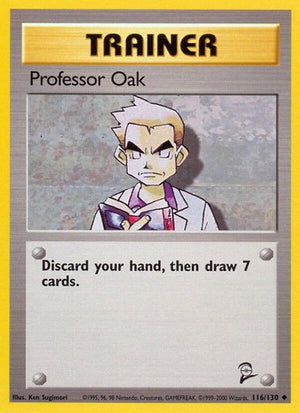 Pokemon TCG - Base Set 2 - Professor Oak - 116/130