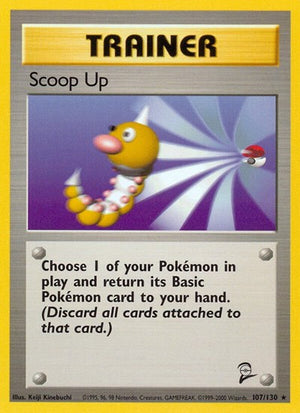 Pokemon TCG - Base Set 2 - Scoop Up - 107/130