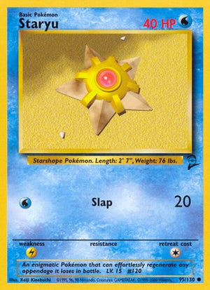 Pokemon TCG - Base Set 2 - Staryu - 095/130
