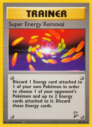 Pokemon TCG - Base Set 2 - Super Energy Removal - 108/130
