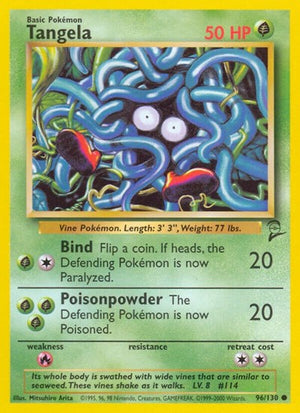 Pokemon TCG - Base Set 2 - Tangela - 096/130