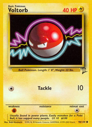 Pokemon TCG - Base Set 2 - Voltorb - 098/130