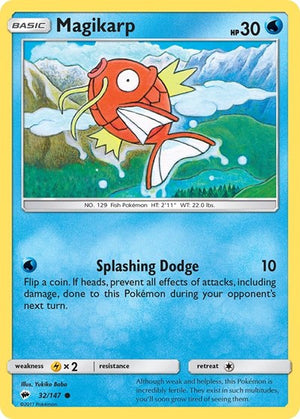Pokemon TCG - SM - Burning Shadows - Magikarp - 32/147