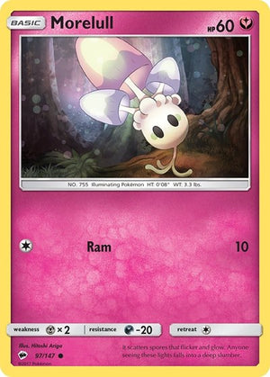 Pokemon TCG - SM - Burning Shadows - Morelull - 97/147