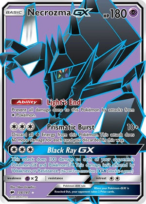 Pokemon TCG - SM - Burning Shadows - Necrozma GX - 134/147 - Holofoil