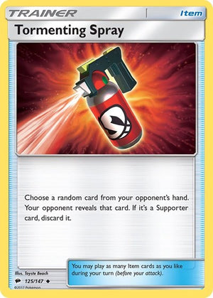 Pokemon TCG - SM - Burning Shadows - Tormenting Spray - 125/147