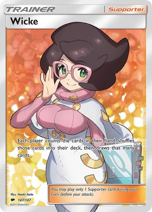 Pokemon TCG - SM - Burning Shadows - Wicke - 147/147 - Holofoil