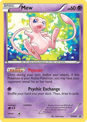Pokemon TCG - Black & White Promos - Mew - BW98 - BW98 - Holofoil