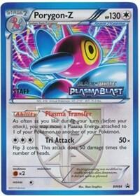 Pokemon TCG - Black & White Promos - Porygon-Z (Team Plasma) - (Prerelease Staff) - BW84 - BW84 - Holofoil