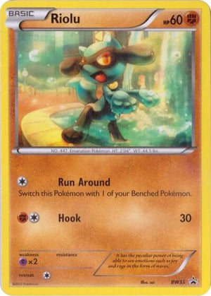 Pokemon TCG - Black & White Promos - Riolu - BW33 - BW33