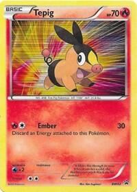 Pokemon TCG - Black & White Promos - Tepig - BW02 - Holofoil