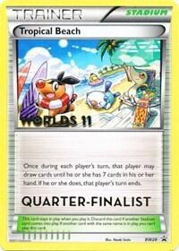 Pokemon TCG - Black & White Promos - Tropical Beach - (Worlds 11 Quarter Finalist) - BW28 - BW28
