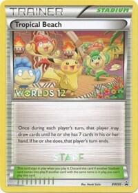 Pokemon TCG - Black & White Promos - Tropical Beach - (Worlds 12 Staff) - BW50 - BW50