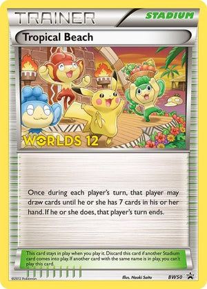Pokemon TCG - Black & White Promos - Tropical Beach - (Worlds) - BW50 - BW50