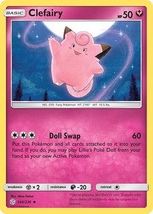 Pokemon TCG - SM - Cosmic Eclipse - Clefairy - 144/236