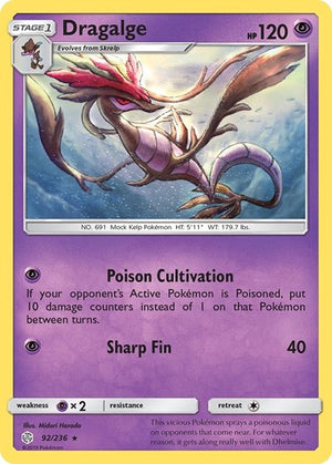 Pokemon TCG - SM - Cosmic Eclipse - Dragalge - 92/236