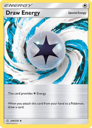Pokemon TCG - SM - Cosmic Eclipse - Draw Energy - 209/236