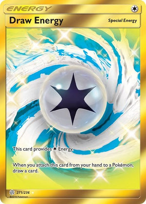 Pokemon TCG - SM - Cosmic Eclipse - Draw Energy - 271/236 - Holofoil