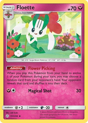 Pokemon TCG - SM - Cosmic Eclipse - Floette - 151/236