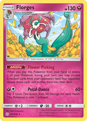 Pokemon TCG - SM - Cosmic Eclipse - Florges - 152/236 - Holofoil