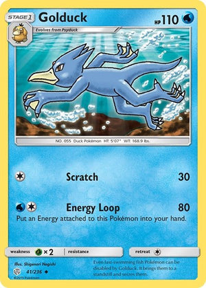 Pokemon TCG - SM - Cosmic Eclipse - Golduck - 41/236