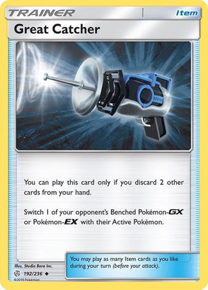 Pokemon TCG - SM - Cosmic Eclipse - Great Catcher - 192/236 - Reverse Holofoil
