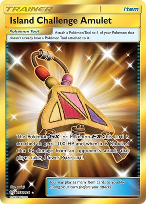 Pokemon TCG - SM - Cosmic Eclipse - Island Challenge Amulet - 265/236 - Holofoil