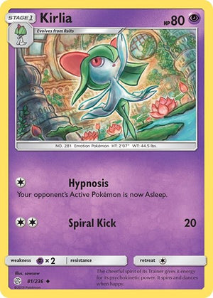 Pokemon TCG - SM - Cosmic Eclipse - Kirlia - 81/236