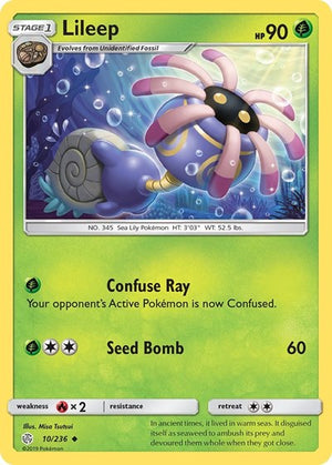 Pokemon TCG - SM - Cosmic Eclipse - Lileep - 10/236