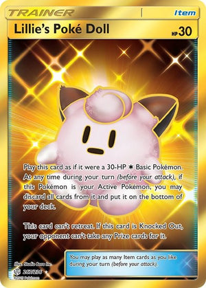 Pokemon TCG - SM - Cosmic Eclipse - Lillie's Poke Doll - 267/236 - Holofoil