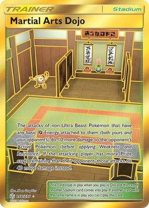 Pokemon TCG - SM - Cosmic Eclipse - Martial Arts Dojo - 268/236 - Holofoil