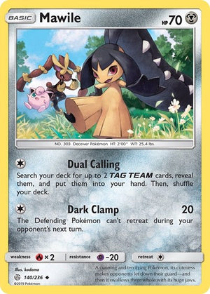 Pokemon TCG - SM - Cosmic Eclipse - Mawile - 140/236