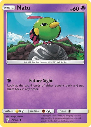 Pokemon TCG - SM - Cosmic Eclipse - Natu - 78/236