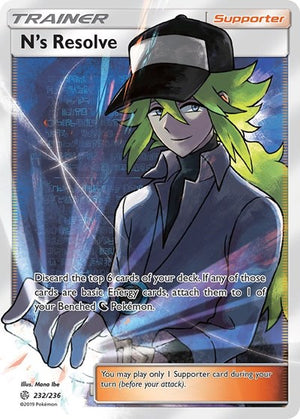 Pokemon TCG - SM - Cosmic Eclipse - N's Resolve - 232/236 - Holofoil