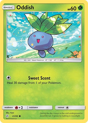 Pokemon TCG - SM - Cosmic Eclipse - Oddish - 2/236