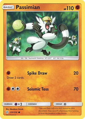 Pokemon TCG - SM - Cosmic Eclipse - Passimian - 125/236