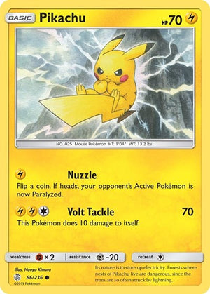 Pokemon TCG - SM - Cosmic Eclipse - Pikachu - 66/236
