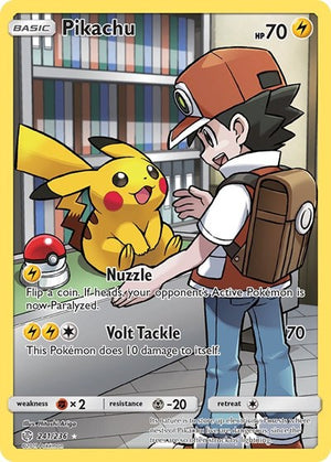 Pokemon TCG - SM - Cosmic Eclipse - Pikachu - 241/236 - Holofoil
