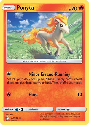 Pokemon TCG - SM - Cosmic Eclipse - Ponyta - 23/236