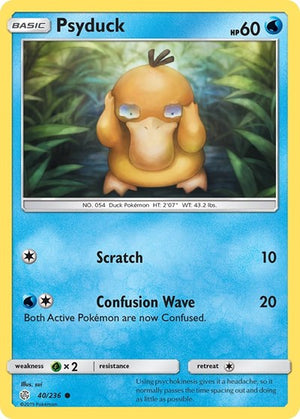 Pokemon TCG - SM - Cosmic Eclipse - Psyduck - 40/236