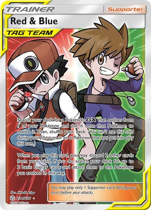 Pokemon TCG - SM - Cosmic Eclipse - Red & Blue - 234/236 - Holofoil