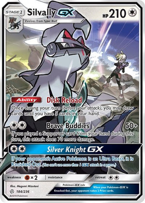 Pokemon TCG - SM - Cosmic Eclipse - Silvally GX - 184/236 - Holofoil