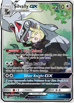 Pokemon TCG - SM - Cosmic Eclipse - Silvally GX - 227/236 - Holofoil