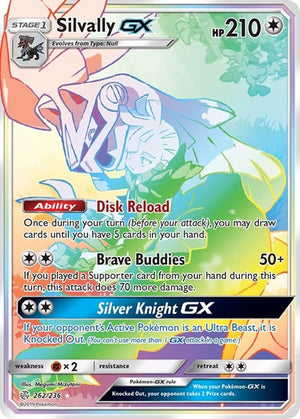 Pokemon TCG - SM - Cosmic Eclipse - Silvally GX - 262/236 - Holofoil