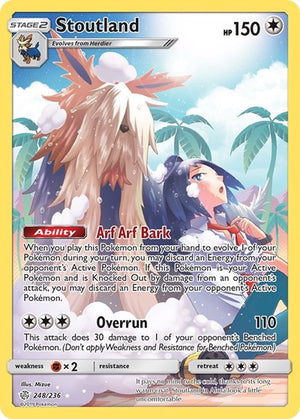 Pokemon TCG - SM - Cosmic Eclipse - Stoutland - 248/236 - Holofoil