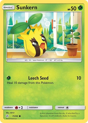 Pokemon TCG - SM - Cosmic Eclipse - Sunkern - 7/236