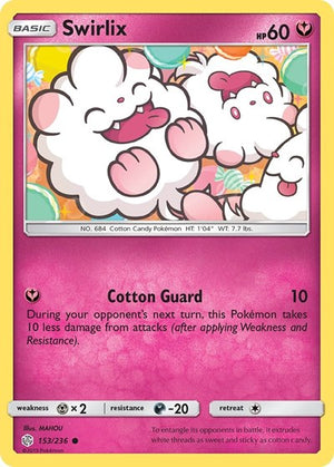 Pokemon TCG - SM - Cosmic Eclipse - Swirlix - 153/236