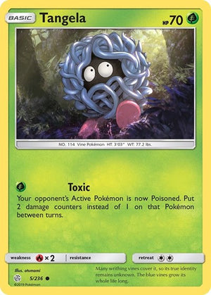 Pokemon TCG - SM - Cosmic Eclipse - Tangela - 5/236