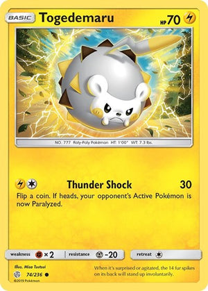 Pokemon TCG - SM - Cosmic Eclipse - Togedemaru - 74/236